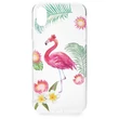Kép 1/2 - Szilikon tok, Apple Iphone 5 / 5S / SE, átlátszó, mintás hátlap, minta 13 (Flamingó)