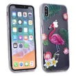 Kép 2/2 - Szilikon tok, Apple Iphone 5 / 5S / SE, átlátszó, mintás hátlap, minta 13 (Flamingó)