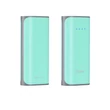 Kép 2/2 - Power Bank, Hoco B21, 5200mAh, USB csatlakozó, micro USB, menta zöld, bliszteres