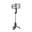Kép 1/2 - Bluetooth selfie bot, Borofone BY9, vezeték nélküli távirányítóval, tripod állvánnyal, fekete, bliszteres