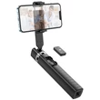 Kép 2/3 - Bluetooth selfie bot, Hoco K18, vezeték nélküli távirányítóval, tripod állvánnyal, fekete, blisztere