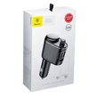 Kép 2/2 - Szivargyújtós FM transmitter, Baseus CCALL-RH01, Bluetooth, MP3 lejátszó, beépített mikrofonnal, 2 USB bemenettel, 3.4A, fekete, bliszteres