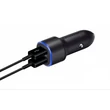 Kép 2/2 - Töltő, Samsung, autós töltőfej, /EP-L1100NBEG/ 2 USB bemenettel, LED világítással,15W, 2A, fekete, bliszteres