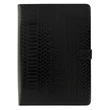 Kép 1/2 - Tok, Vennus Wild, univerzális, 10”, kígyóbőr mintás tablet tok, oldalra nyíló, fekete