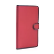 Kép 1/2 - Tok, Fancy, univerzális, 7"-8˝, tablet tok, oldalra nyíló, piros, bliszteres, (prémium minőség)