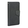 Kép 1/2 - Tok, Telone Fancy oldalra nyíló flip tok, univerzális, szilikon belsővel, XL méret 5,3"-5,8", (135x70x10mm), fekete, csomagolás nélküli