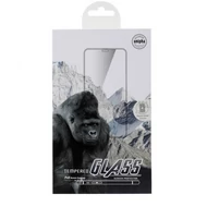 Képernyővédő, ütésálló üvegfólia, Unipha, Samsung Galaxy S20 Plus, full size 5D, fekete, prémium minőség