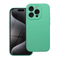 Tok, 2mm Silicone, Apple Iphone 12 (6,1"), erősített szilikon hátlapvédő, kameravédővel, menta zöld