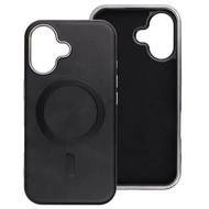 Tok, Gentleman, erősített öko-bőrrel bevont hátlapvédő, MagSafe kompatibilis, Apple Iphone 15 (6,1"), fekete