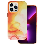 Tok, Leather INK, erősített műbőr hátlapvédő, Apple Iphone 12 / 12 Pro (6,1"), minta 3, bliszteres