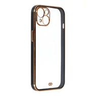 Tok, Lux szilikon hátlap erősített kerettel, Apple Iphone 14 Plus (6,7"), fekete