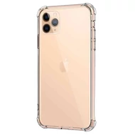 Szilikon tok, Samsung Galaxy S20 Ultra, átlátszó, erősített sarokkal, prémium minőség