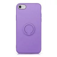 Tok, Silicone RING, mágneses szilikon hátlap, gyűrűs ujjtartóval, Apple Iphone 14 (6,1"), lila