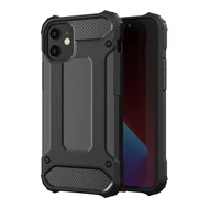 Tok, Armor aluminium hátlap, szilikon kerettel, Apple Iphone 7 / 8, fekete Tok, Armor aluminium hátlap, szilikon kerettel, Apple Iphone 7 / 8, fekete