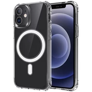 Tok, MagSilicone, szilikon hátlap, Apple Iphone 14 Pro (6,1"), átlátszó