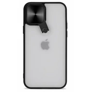 Tok, Tel Protect CYCLOPS, Apple Iphone 7 / 8 / SE (2020 / 2022), keményített átlátszó hátlap, kameravédővel, fekete szilikon kerettel  Tok, Tel Protect CYCLOPS, Apple Iphone 7 / 8 / SE (2020 / 2022), keményített átlátszó hátlap, kameravédővel, fekete szilikon kerettel