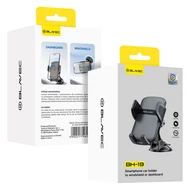 Autós tartó, Blavec BH-19 (BH19-WSB), univerzális autós tartó, szélvédőre / műszerfalra, 360°-ban elforgatható, fekete, bliszteres