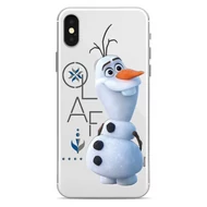 Szilikon tok, Apple Iphone 11 Pro Max (6,5"), Disney, mintás hátlap, minta 8 (Olaf)