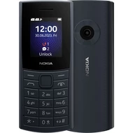 Mobiltelefon, Nokia 110 4G (2023), Kártyafüggetlen, Dual Sim, fekete