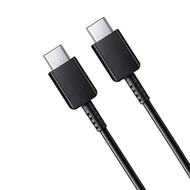 Adatkábel, Samsung, /Type-C / Type-C/, gyári, /EP-DG980BBE/ / /EP-DN980BBE/, 3A, 100 cm, fekete, csomagolás nélküli