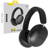 Bluetooth headset, Blavec BO-13 /BO13-B/, sztereó fejhallgató mikrofonnal, Bass Aceonix, ANC zajszűrés, Over-Ear kialakítás, fekete, bliszteres