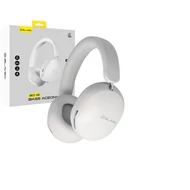 Bluetooth headset, Blavec BO-13 /BO13-W/, sztereó fejhallgató mikrofonnal, Bass Aceonix, ANC zajszűrés, Over-Ear kialakítás, fehér, bliszteres