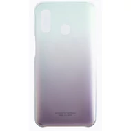 Gyári tok, Samsung Galaxy A40, Gradation cover, műanyag hátlap, fekete átmenetes, bliszteres, OSAM-EF-AA405CBEG