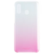 Gyári tok, Samsung Galaxy A40, Gradation cover, műanyag hátlap, rózsaszín átmenetes, bliszteres, OSAM-EF-AA405CPEG