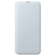 Gyári tok, Samsung Galaxy A50, oldalra nyíló wallet típusú flip tok, fehér, bliszteres, OSAM-EF-WA505PWEG