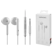 Headset, Huawei, AM115, felvevőgombos, 3.5mm jack csatlakozóval, sztereó, fehér, gyári, bliszeres 	
