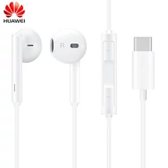 Headset, Huawei, CM33, Type-C csatlakozóval, felvevőgombos, sztereó, fehér, gyári, csomagolás nélküli