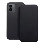 Tok, Dual Pocket, mágneses, oldalra nyíló műbőr flip tok, Xiaomi Redmi Note 13 Pro 5G, fekete, (szilikon belsővel), dupla belső zsebbel 
