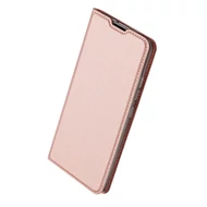 Tok, Dux Ducis Skin Pro, oldalra nyíló mágneses műbőr flip tok, Samsung Galaxy A03S A037, rose gold, (szilikon belsővel), bliszteres