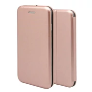 Tok, Elegance, mágneses, oldalra nyíló műbőr flip tok, Apple Iphone 11 Pro (5,8"), rose gold, (szilikon belsővel), csomagolás nélküli