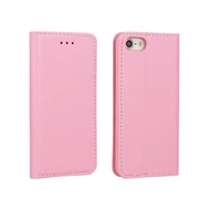 Tok, mágneses oldalra nyíló Smart flip tok, Apple iPhone XS Max, rózsaszín, (szilikon belsővel), csomagolás nélküli