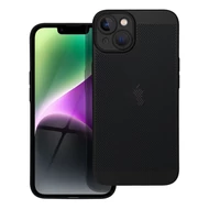 Tok, Breezy, műanyag hátlapvédő, Apple Iphone 14 Plus (6,7"), kameravédővel, fekete 	