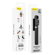 Bluetooth selfie bot, Blavec Coco P04 (SSCP04-TRB07), vezeték nélküli távirányítóval, tripod álvánnyal, fekete, bliszteres