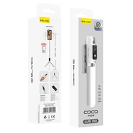 Bluetooth selfie bot, Blavec Coco P04 (SSCP04-TRW07), vezeték nélküli távirányítóval, tripod álvánnyal, fehér, bliszteres