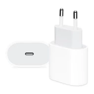 Töltő, Apple iPhone, hálózati töltő adapter /MHJE3ZM/A/, gyorstöltő, 20W, Type-c aljzattal, gyári, fehér, csomagolás nélkül