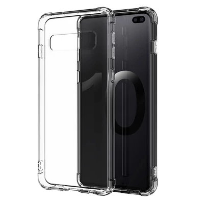 Tok, Anti Shock, 0,5mm Ultra Slim-szilikon tok, Xiaomi Redmi 9, erősített sarokkal, átlátszó