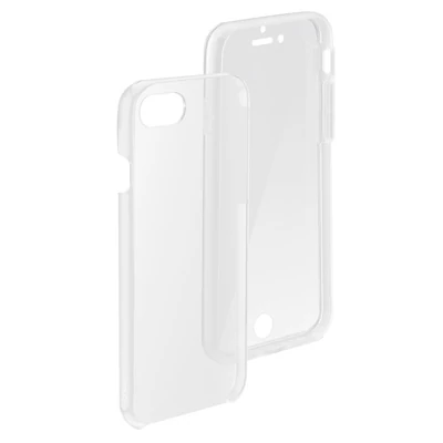 Tok, 360° tok, szilikon előlap+műanyag hátlap, Apple Iphone 13 Pro Max (6,7"), átlátszó 