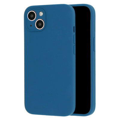 Tok, erősített szilikon hátlap, Apple Iphone 13 (6,1"), kék