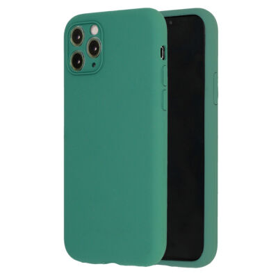 Tok, erősített szilikon hátlap, Apple Iphone 13 Mini (5,4"), zöld