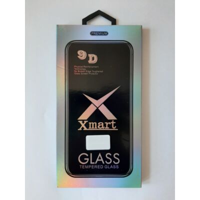 Képernyővédő, ütésálló üvegfólia, Xmart, Apple Iphone 7 / 8 / SE (2020), full size 9D, fehér, prémium minőség