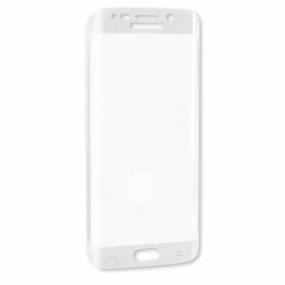 Képernyővédő, ütésálló üvegfólia, Apple Iphone 7 / 8 / SE (2020), full size 5D, fehér