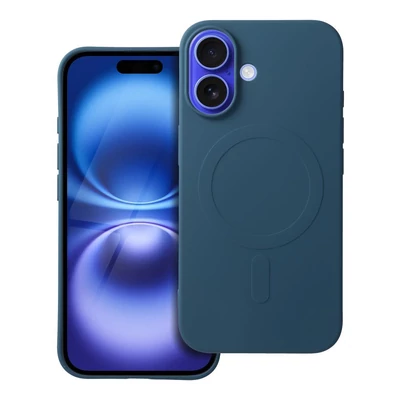 Tok, MagSilicone, szilikon hátlap, Apple Iphone 16 (6,1"), sötétkék