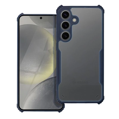 Tok, Anti-Drop, átlátszó műanyag hátlap, kék kerettel, Samsung Galaxy A55 5G A556