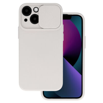 Tok, Camshield Soft, Apple Iphone 7 / 8 / SE (2020 / 2022), szilikon hátlapvédő, eltolható kameravédővel, bézs