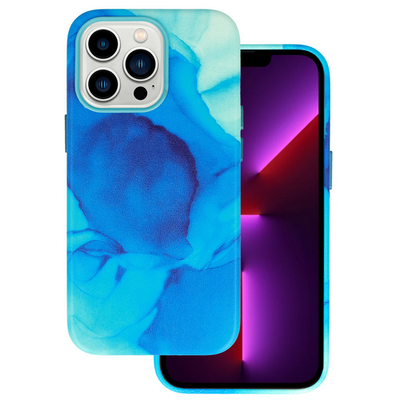 Tok, Leather INK, erősített műbőr hátlapvédő, Apple Iphone 13 Pro (6,1"), minta 4, bliszteres