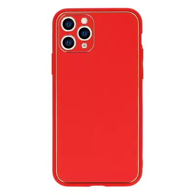 Tok, Leather, Apple Iphone 13 Mini (5,4"), szilikon hátlapvédő, piros